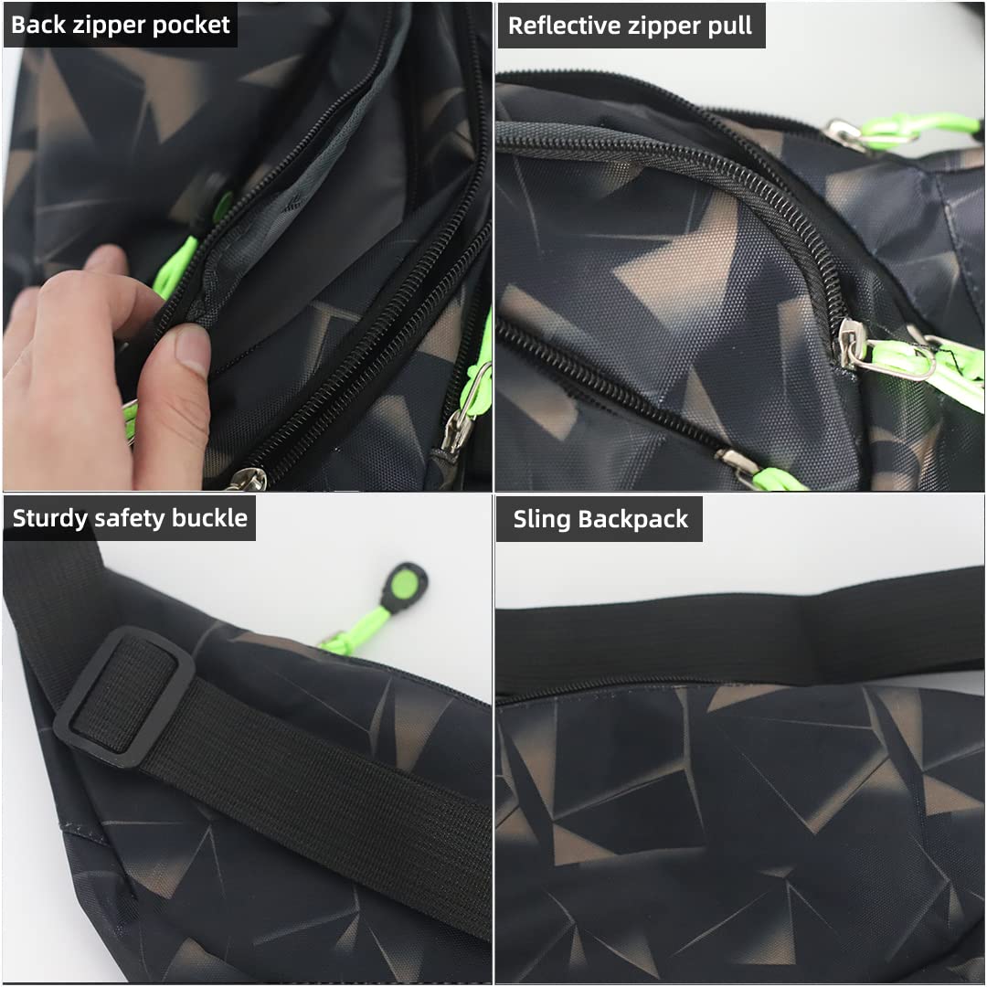 GUSTAVE Waist Bag for Men Women, Stylish Chest Bag Fanny Pouch Bag Belt Sport Bag for Travel Running Outdoor Sports Cycling GUSTAVE Waist Bag for Men Women, Stylish Chest Bag Fanny Pouch Bag Belt Sport Bag for Travel Running Outdoor Sports Cycling